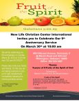New Life Christian Center 9th Anniversary on March 30th at 10:00 am